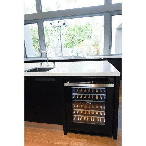 Jennair® NOIR™ 24" Built-In Undercounter Wine Cellar, Right Swing JUWFR242HM