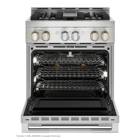 Jennair® 30" RISE™ Gas Professional-Style Range JGRP430HL