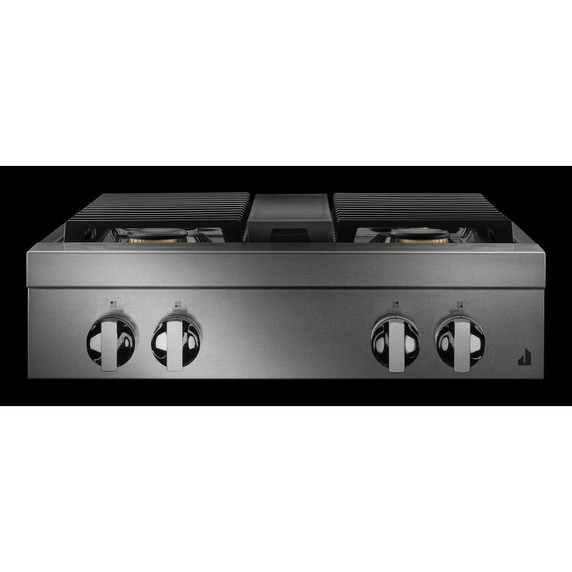 Jennair® 30" NOIR™ Gas Professional-Style Rangetop JGCP430HM