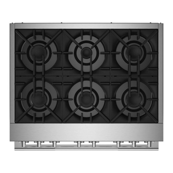 Jennair® 36" RISE™ Dual-Fuel Professional-Style Range JDRP436HL