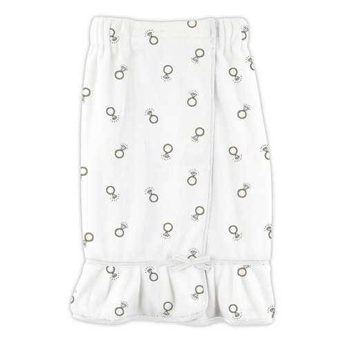 Spa Wrap - White Rings
