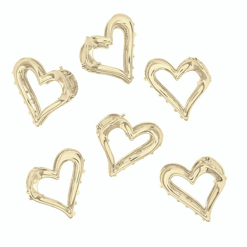 Mini Claw Clips - Hearts - Set of 6