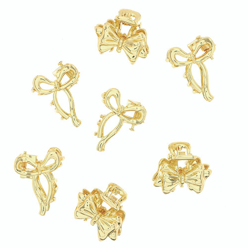 Mini Claw Clips - Bows - Set of 7