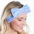 Plush Bow Spa Headband - Periwinkle