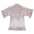Ruffled Satin Robe - Lilac Ash + Daisies