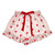 Cropped PJ Set + Velvet Ties - Pink/Red Hearts