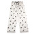 Full-Length PJ Set - Ivory + Black Bows