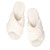 Plush Slippers - Ivory Criss-Cross