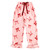 Full-Length Ruffle PJ Set With Velvet Tie - Blush + Striped Bows
