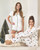 Full-Length Bamboo PJ Set - White + Mistletoe
