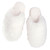 Plush Mohair Slippers - Ivory