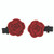 Mini Clips - Red Roses - Set of 8