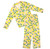 Full-Length Bamboo PJ Set - Pink Stripes + Lemons