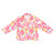 Long Sleeve Top + Capri Pant PJ Set with Velvet Tie - Blue + Rose Floral
