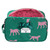 Quilted Cosmetic Bag - Green + Cheetahs