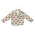 Full-Length Ruffled PJ Set with Velvet Tie - Pink + Palm Beach