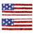 Glitter Hair Clips - American Flag - Set of 2