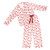 Full-Length PJ Set with Velvet Tie - Ivory + Ornaments