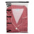 Full-Length Ruffled PJ Set with Velvet Tie - Red + Pink Pin Dots