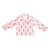 Full-Length Ruffled PJ Set with Velvet Tie - Pink Stripes + Nutcrackers 