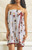Plush Spa Wrap - Navy Stripes + Bears with Burgundy Droopy Bow