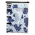 Cropped + Ruffled Short PJ Set with Velvet Ties - Blue Gingham + Hydrangeas