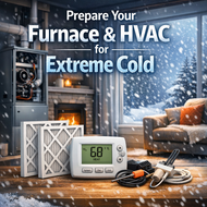 How to Prepare Your Furnace and HVAC System for Extreme Cold and Heavy Snowfall