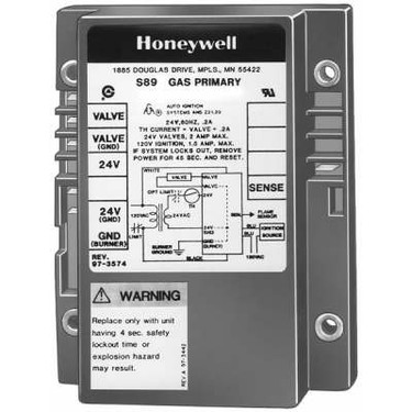 Honeywell S89F1098 4 Sec Lockout 30 Sec Prepurge
