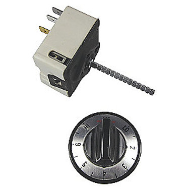 Robertshaw 5500-103 Infinite Switch 120V Black Dial, 5%