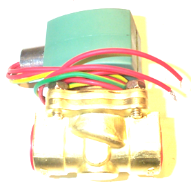 ASCO 8030G3 3/4" N/C 0/2#, 5.0Cv, Brass Valve
