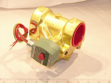 ASCO 8210G100-24VDC 2" N/C 5/50# Air Water Oil Brass