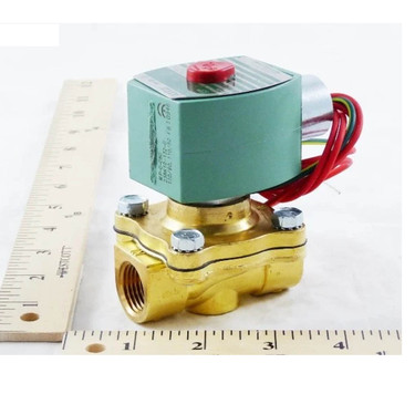 ASCO 8210H106B 1/2 inch normally closed LP gas valve 5-250 PSI HVAC industrial control component