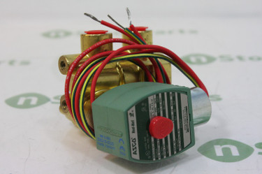 ASCO 8321G1 1/4" 3-Way N/C 10-200# Air/ Water