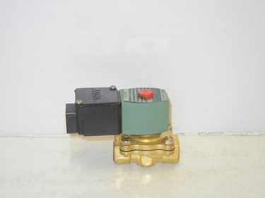ASCO JKF8210G2 1/2" Normally Closed Solenoid Valve Air Gas 5–200 PSI Junction Box