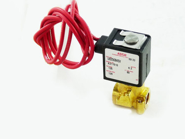 ASCO U8256B45V 1/8" N/C 135# Air, 80# Oil, 126# Water