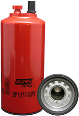 Baldwin BF1277-SPS FWS Spin-on with Drain, Sensor Port and Reusable Sensor