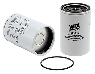 WIX 33812 Spin On Fuel Water Separator w/ Open End Bottom