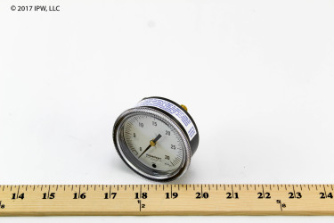 Ashcroft 25-1490A-01BXTU-30 2.5"GAUGE 8"BCK MNT 0-30"wc