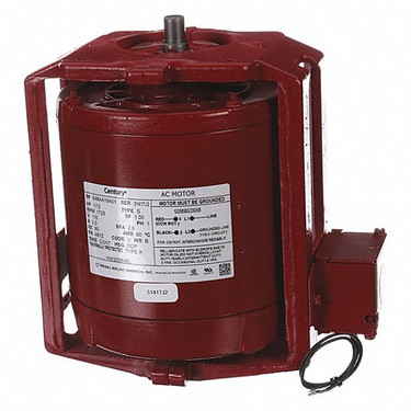 Regal Rexnord - Century Motors HW20084BL 1/12HP 115V 1800RPM 48YZ Motor