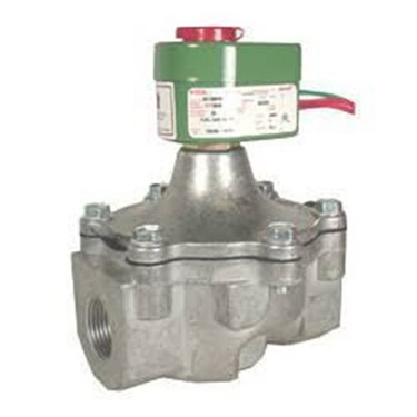 asco ef8215b50 gas valve 1 inch normally closed explosion proof 25 psi 120v aluminum