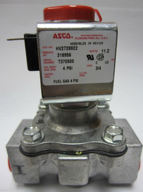 Asco HV2729922-12VDC 3/4" 2W NC 4# VALVE