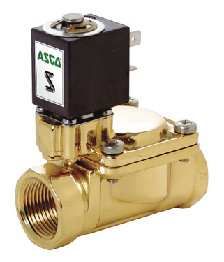 asco sc8238t405 solenoid valve 1/2 normally closed 5-230 psi water air high temperature 120v