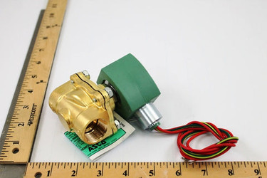 ASCO 8210G9HW 3/4 Inch Normally Closed Solenoid Valve 5–125 PSI 210F Brass