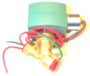 asco 8030g13 solenoid valve 3/8 normally closed 0-15 psi air water brass industrial