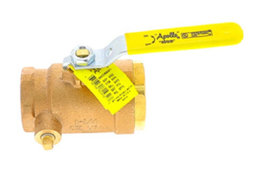 Conbraco Industries 50-GB6-01 1 1/4"GasShutoffBallVlv1/8"TAP