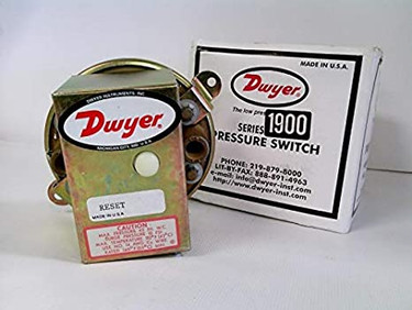 Dwyer Instruments 1900-1MR .4/1.6" M/R Diff. # Switch