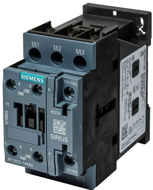 Siemens Industrial Controls 3RT2023-1AK60 9A 120V 1NO/1NC Contactor