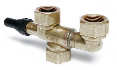 Henry Technologies 923 3/8 FPT BRASS THREE WAY VALVE