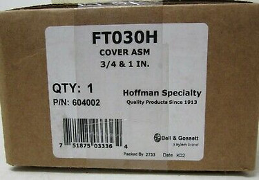 Xylem-Hoffman Specialty 604002 SVC PKG CVR ASSY FT30H 3/4-1"