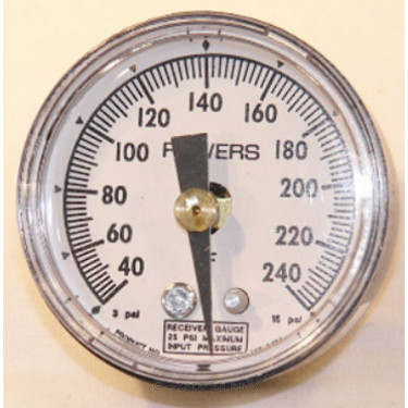 Honeywell 305931 REC.GAUGE 1 1/2"DIA.40/240F